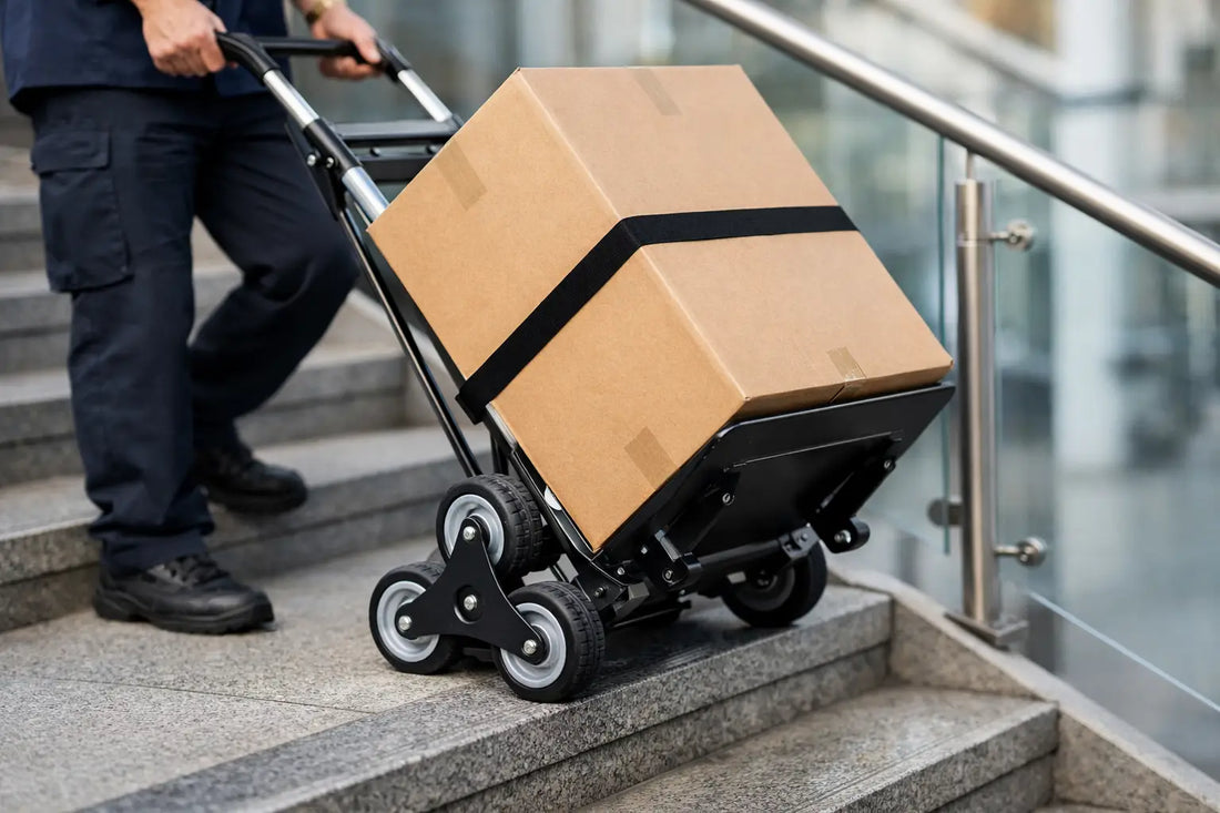 Choosing a Sack Truck for Stairs Safely