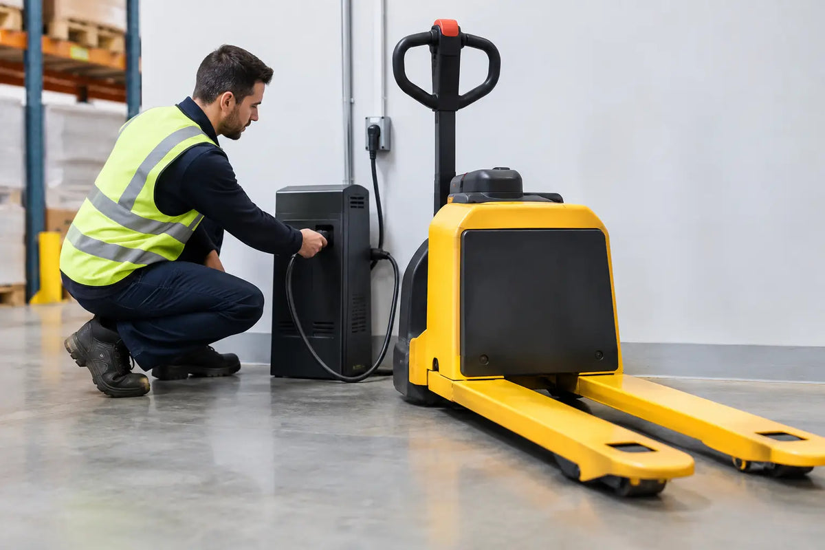 How to Charge Pallet Trucks Safely at Work