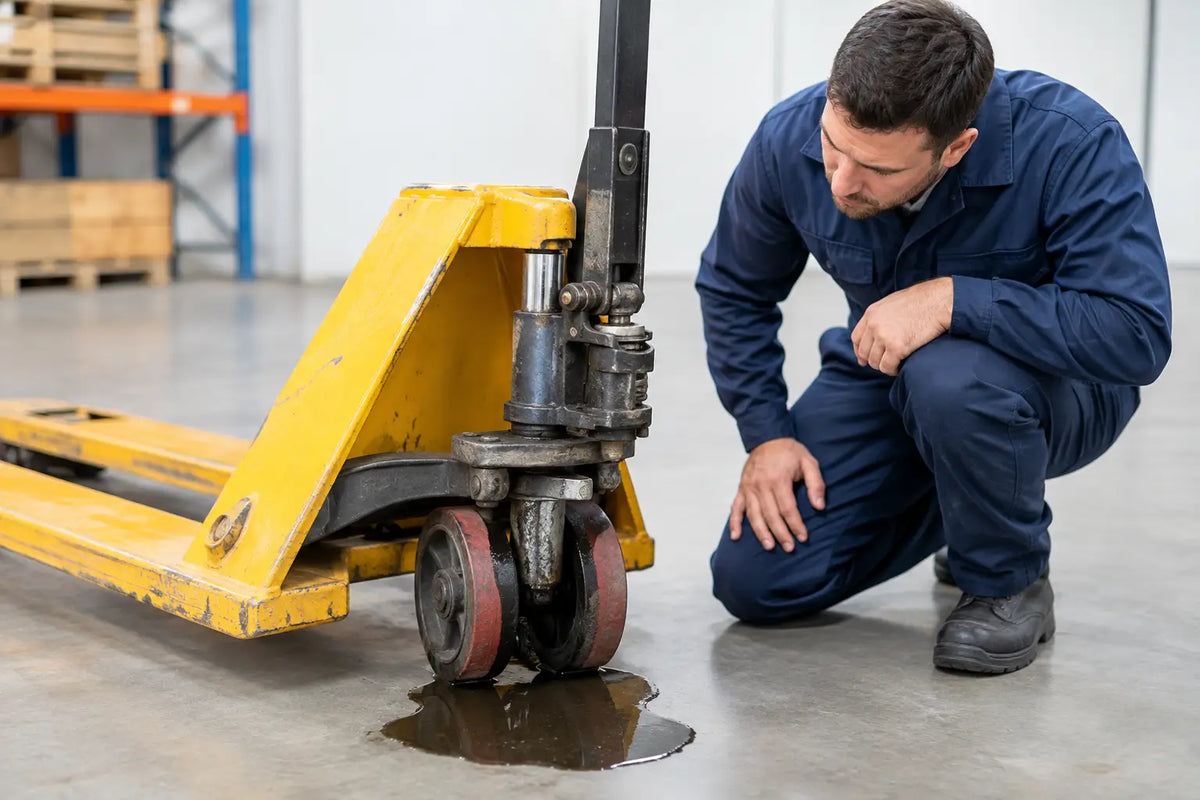Pallet Jack Leaking? Find the Fault and Fix It