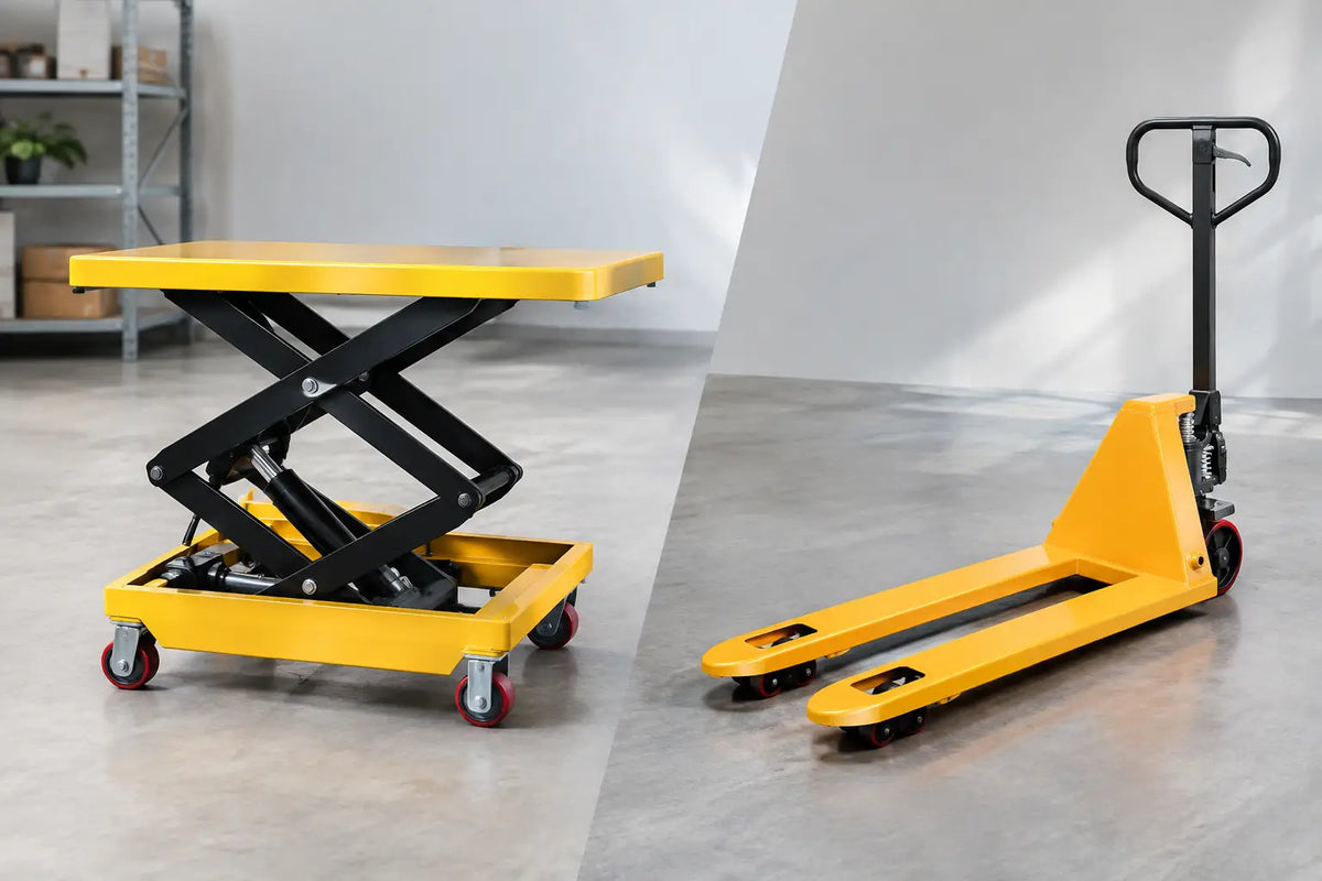 Lift Table Versus Pallet Truck: Which Fits?