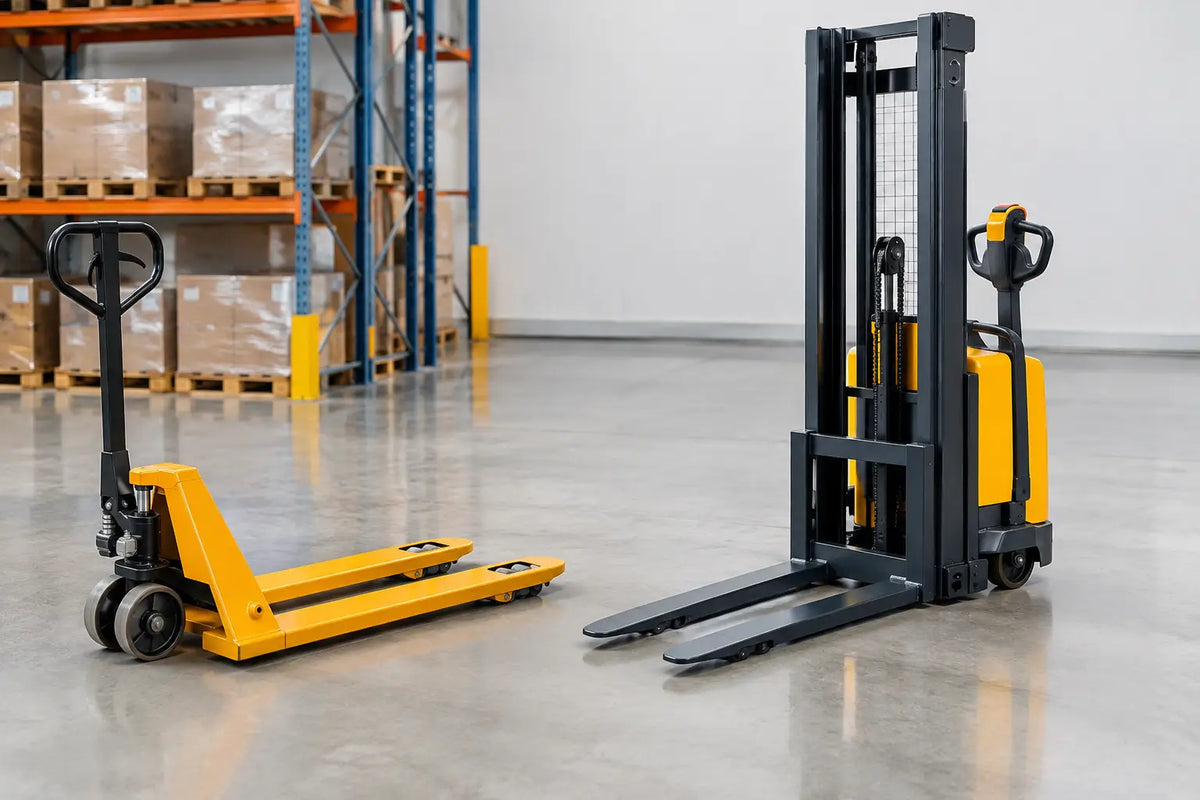 Pallet Jacks Versus Stackers for Your Job