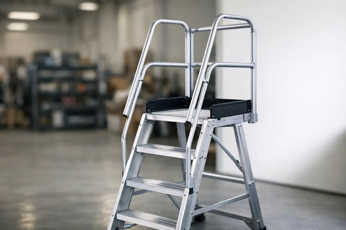 Choosing a Platform Ladder with Handrail