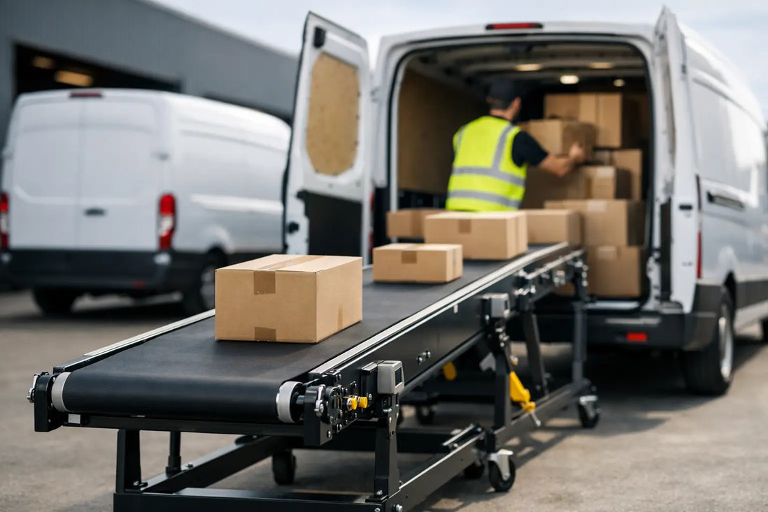 Choosing a Conveyor for Loading Vans Safely