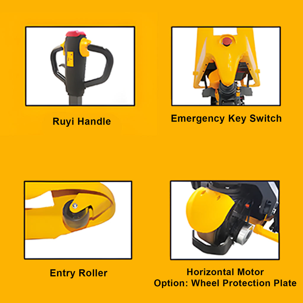 Electric Pallet Truck 1500kg – 24V Lithium-ion image 10