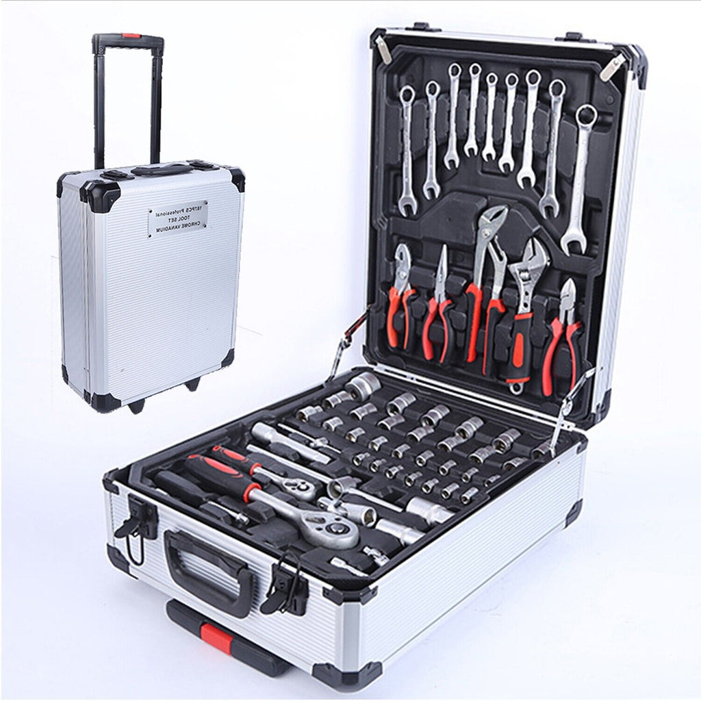 Tool Kit 250 Piece DIY Set with 4 Tool Trays in Aluminium Hard Shell Case