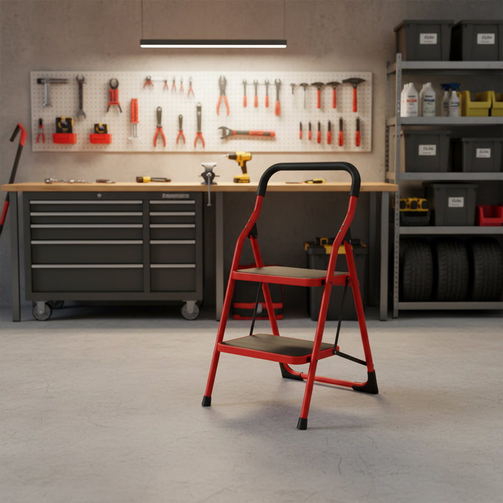 2 Step Ladder With Handle TUFFMATE