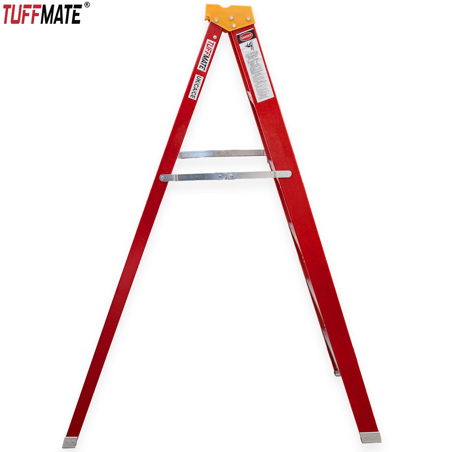 Fibreglass Step Ladder 6 Tread 1.8M Electricians Tool Holder