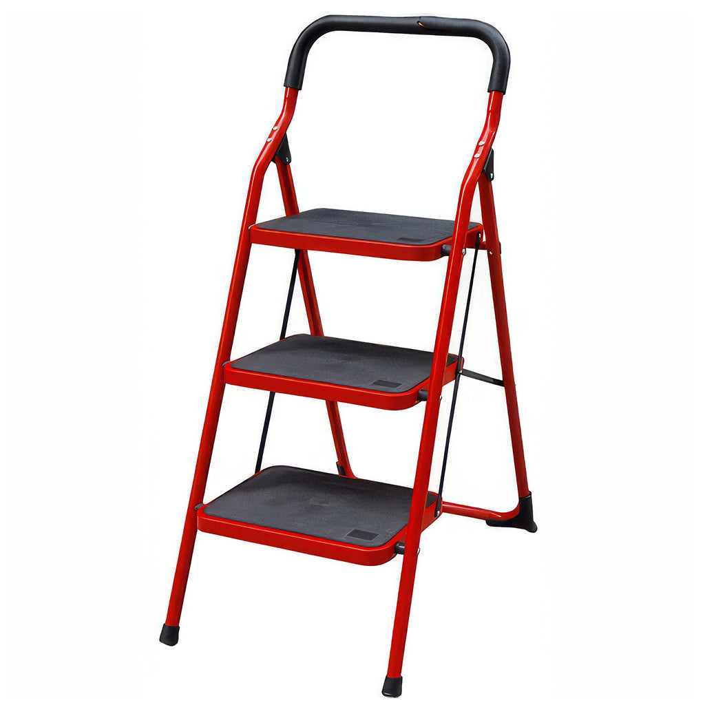 Step Ladder 3 Treads Portable with Handle