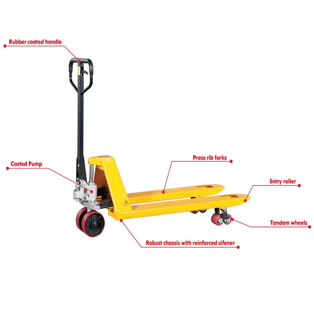 Hand Pallet Truck 3000kg Capacity PU Wheels image 6