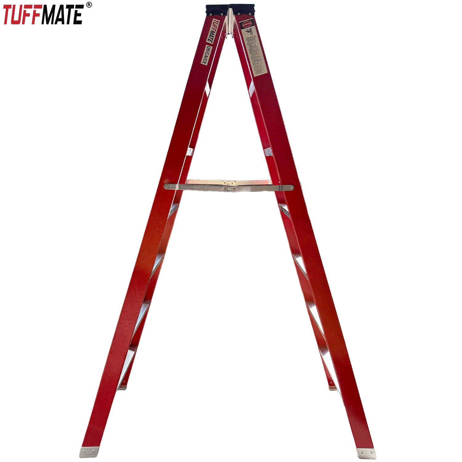 Fibreglass Step Ladder 7 Step 2m Open Height Electrician Non Conductive