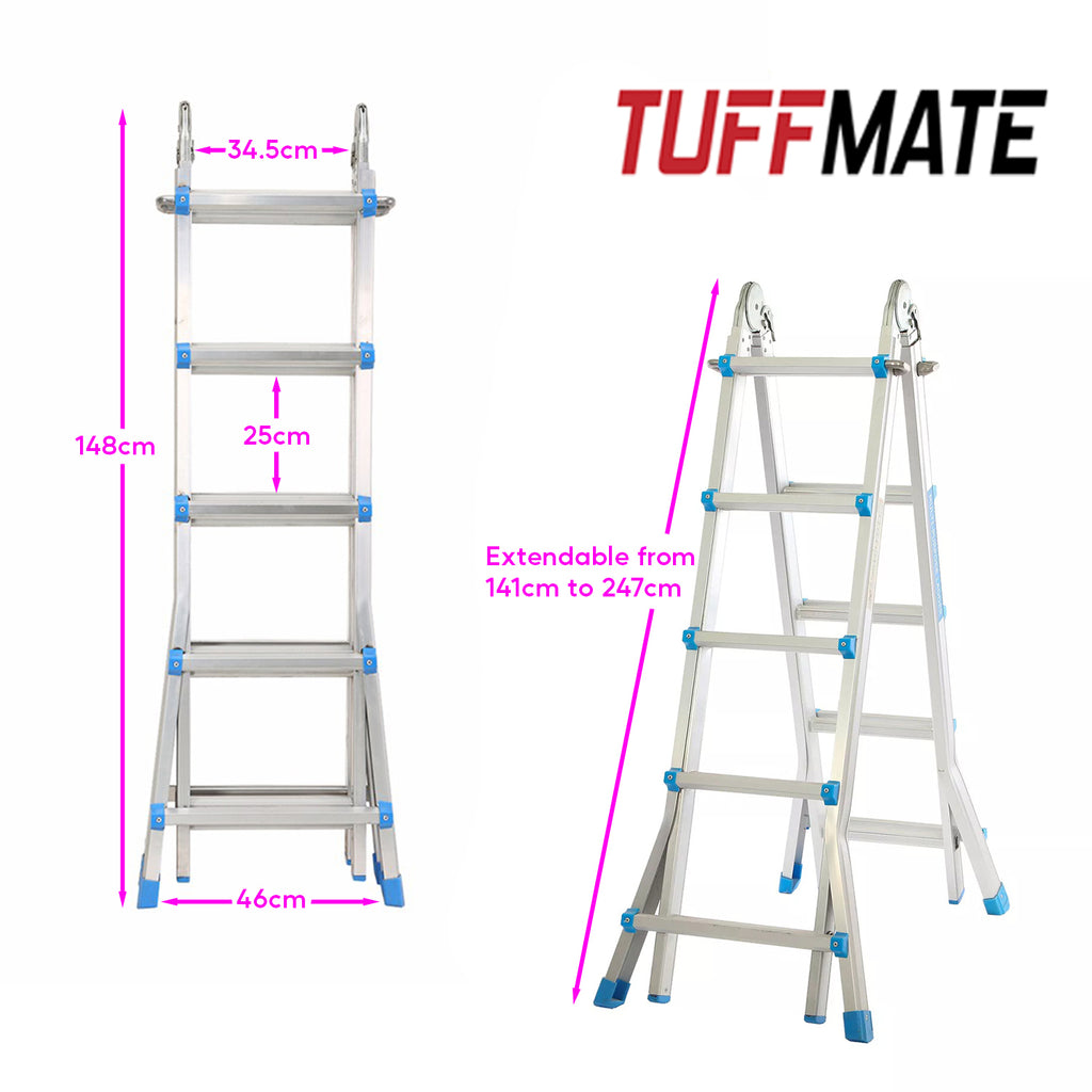 Aluminium Telescopic Ladder | Multi Purpose Folding Ladder