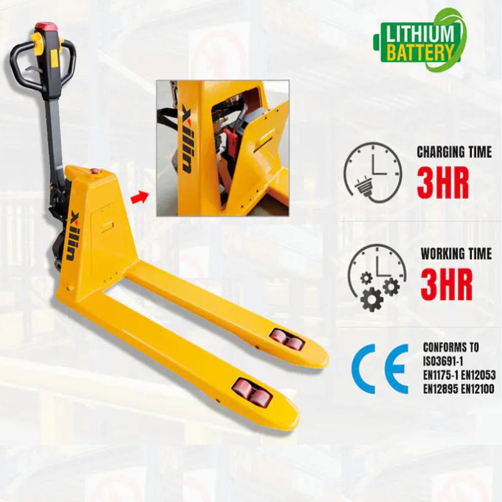 Electric Pallet Truck 1500kg – 24V Lithium-ion image 9