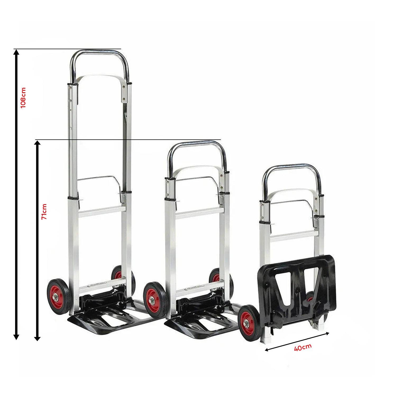 Heavy Duty Foldable Sack Truck up to 90kg Capacity image 2