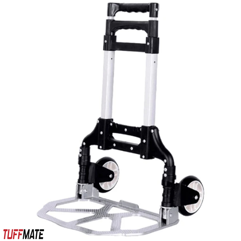 Sack Truck Hand Cart Aluminium Telescopic Portable 80kg Max Load FOLDS FLAT