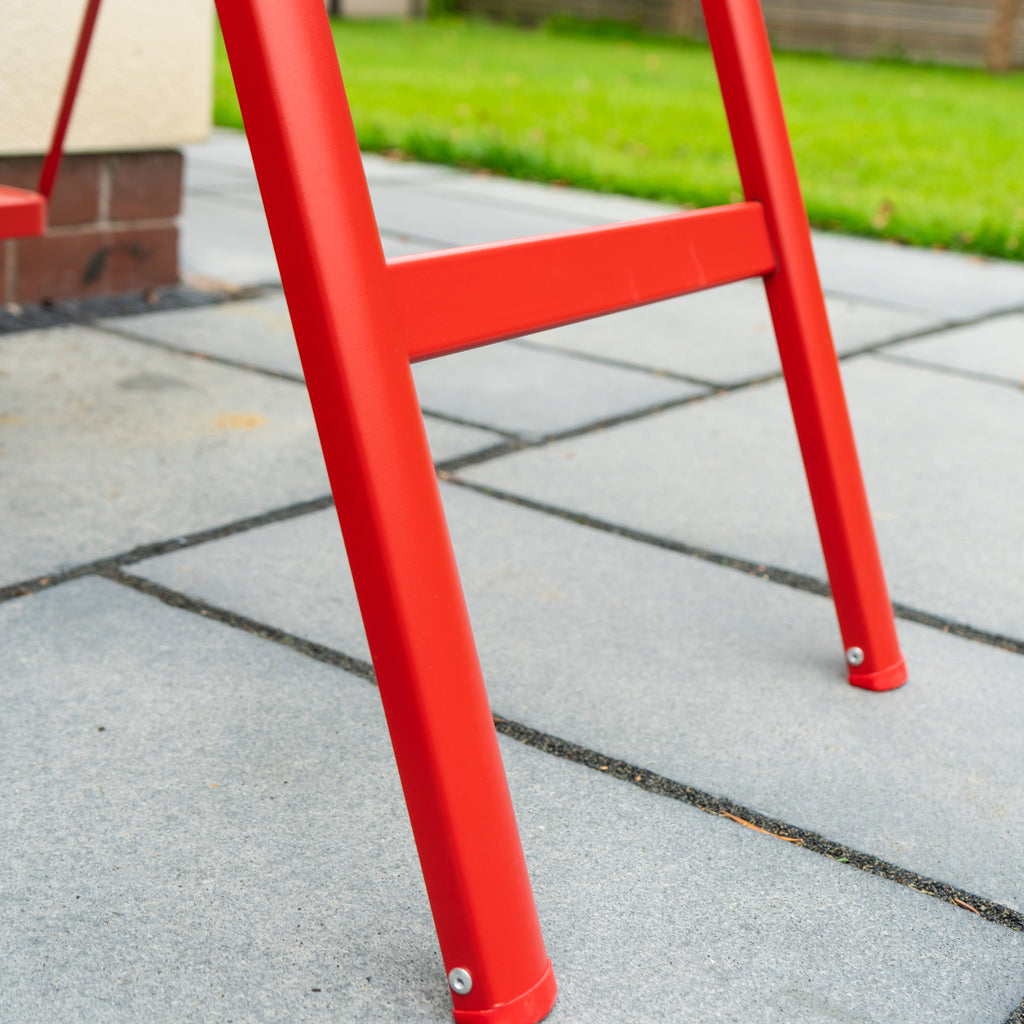 Household Step Ladder 5 Tread Red