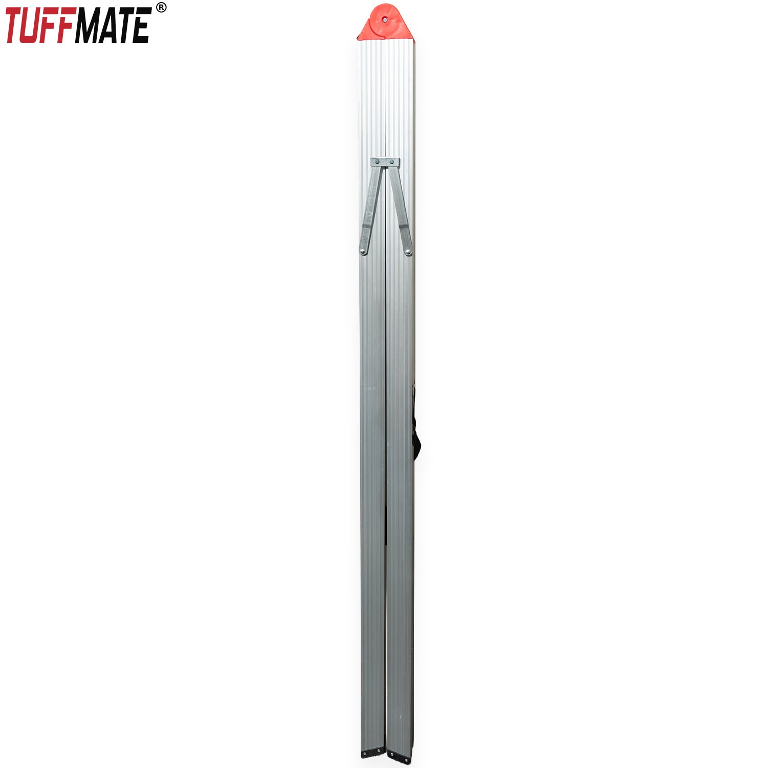 Folding Step Ladder Folds In Half 1.8m 5 Treads Aluminium TUFFMATE