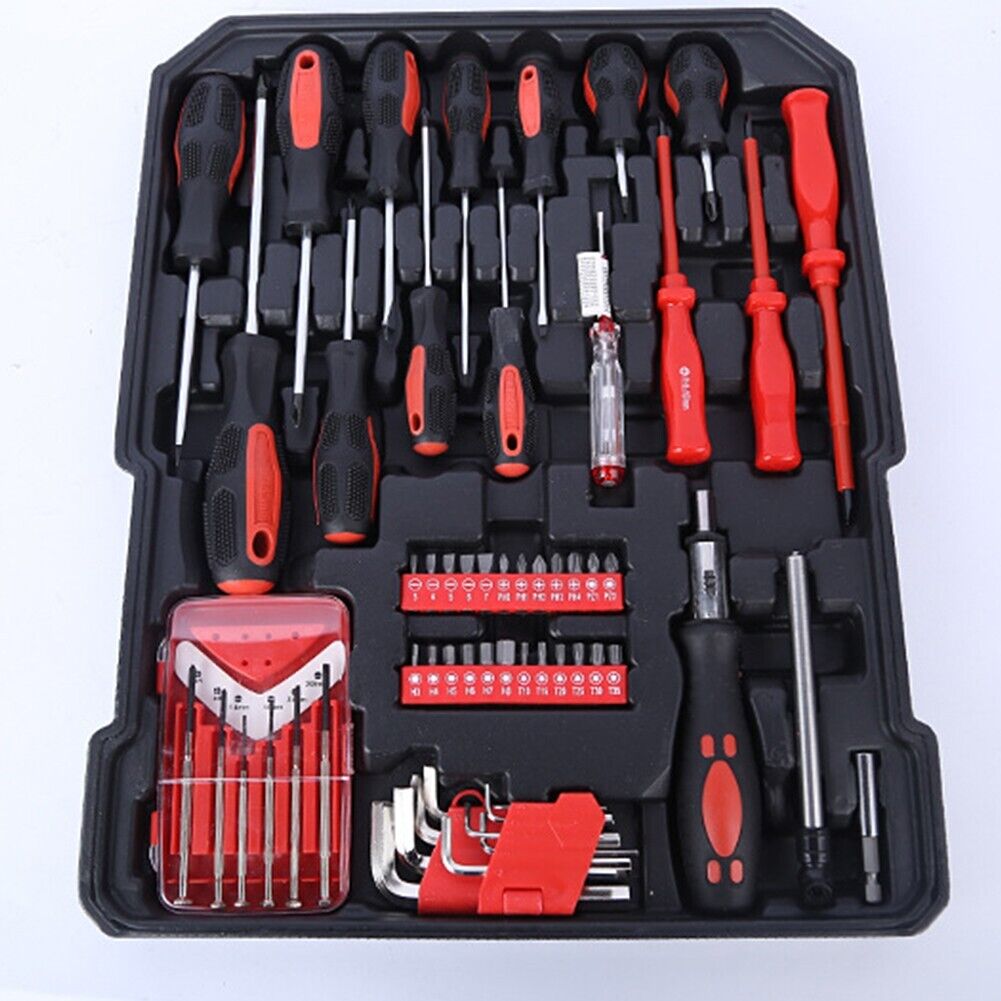 Tool Kit 250 Piece DIY Set with 4 Tool Trays in Aluminium Hard Shell Case