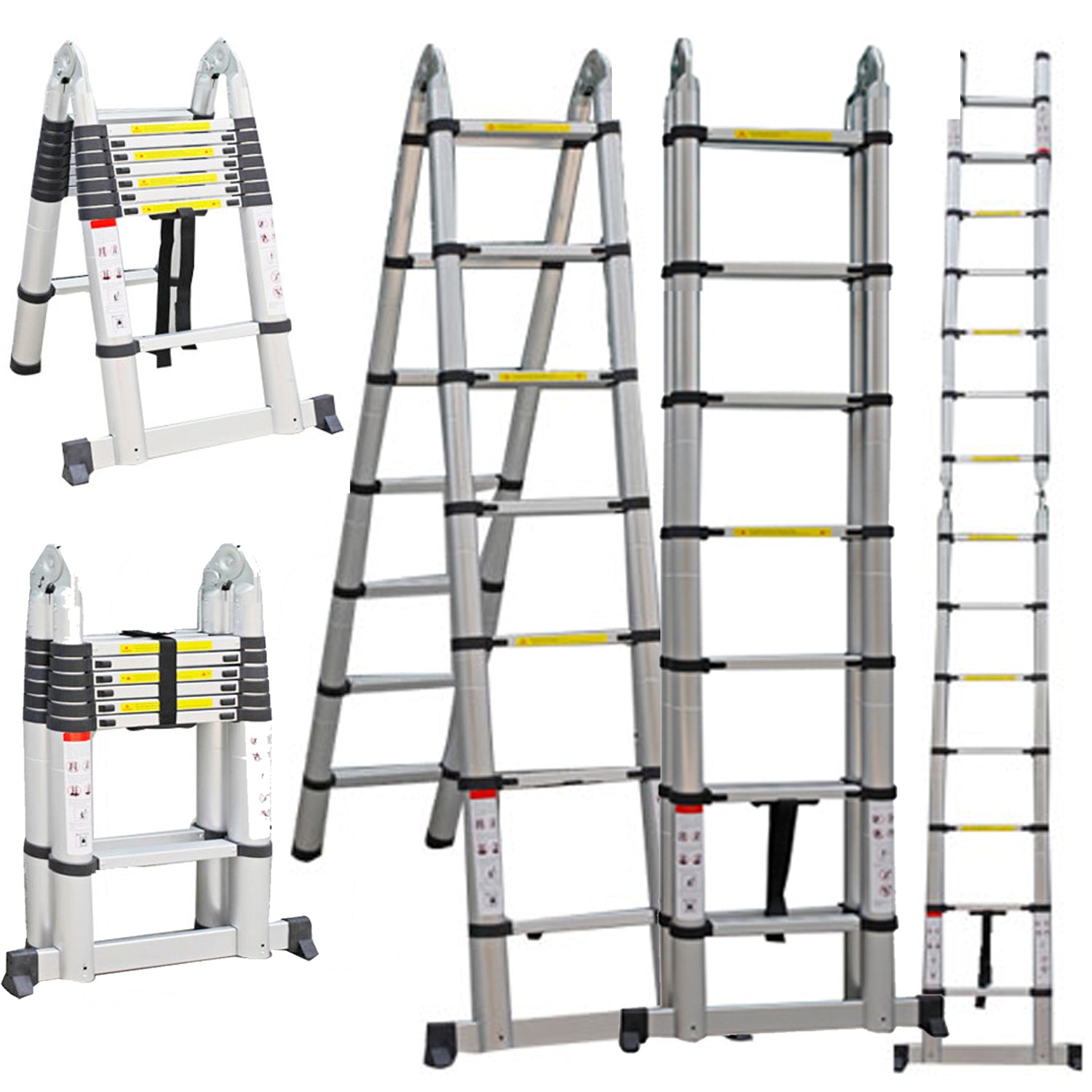 Telescopic Ladder 5m Double Sided Combination Multi-Purpose