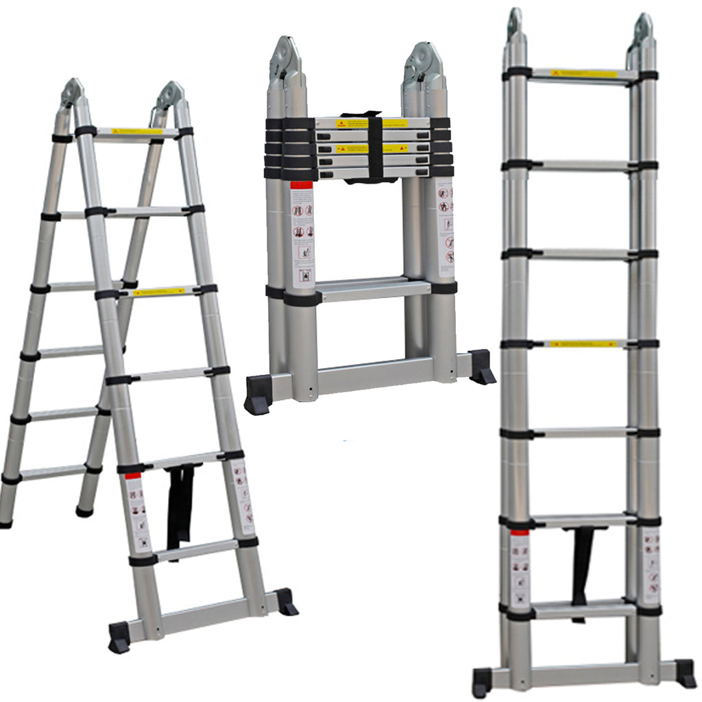 Telescopic Ladder 4.4m Double Sided Combination Multi-Purpose