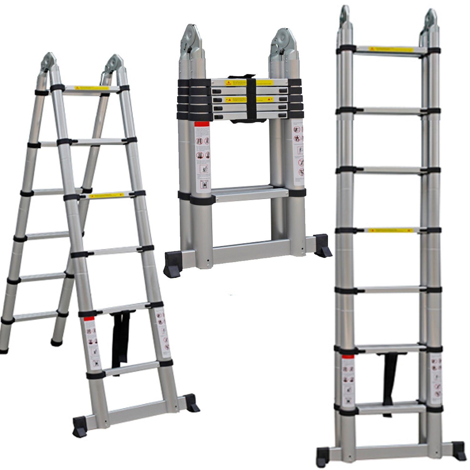 Telescopic Ladder 4.4m Double Sided Combination Multi-Purpose