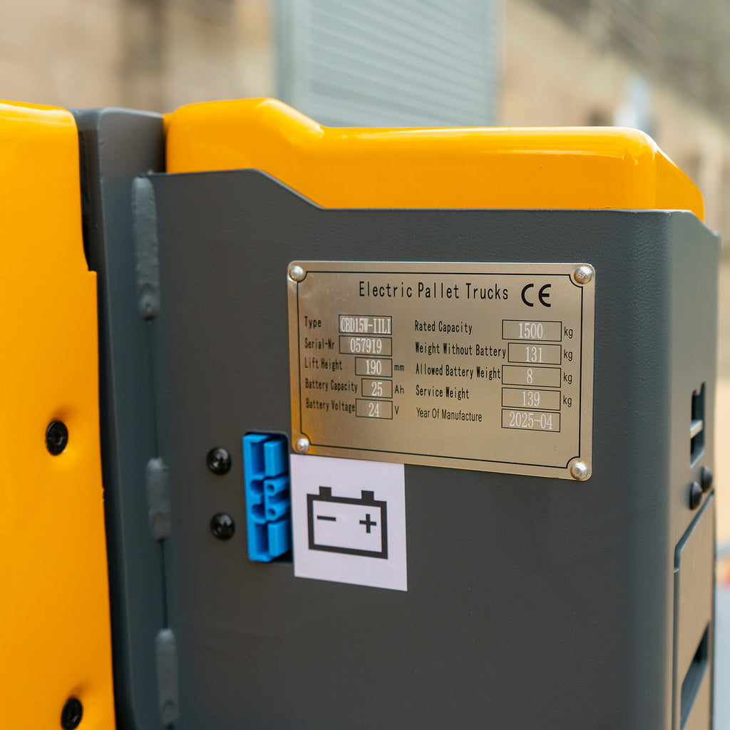 Electric Pallet Truck 1500kg 24V Lithium-ion image 11