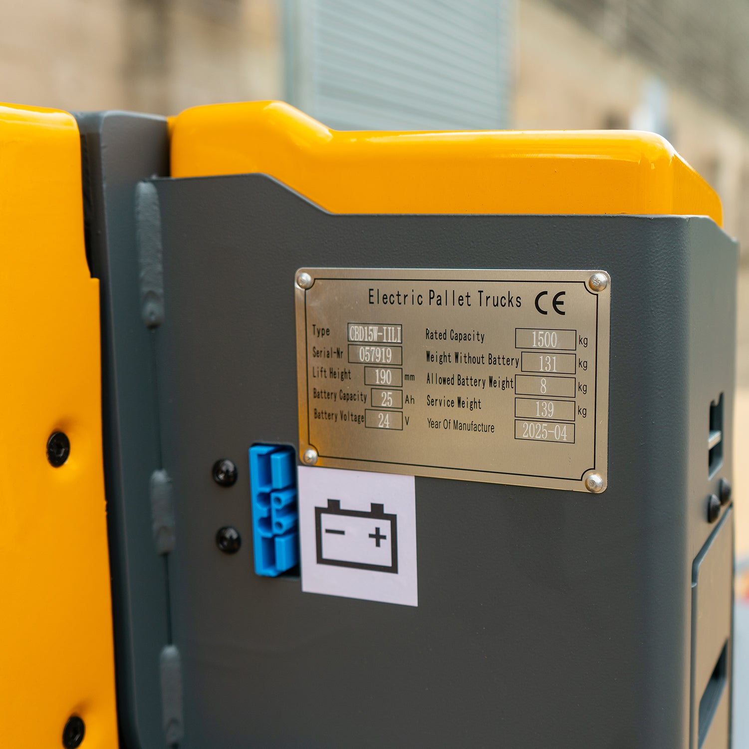 Electric Pallet Truck 1500kg 24V Lithium-ion image 11