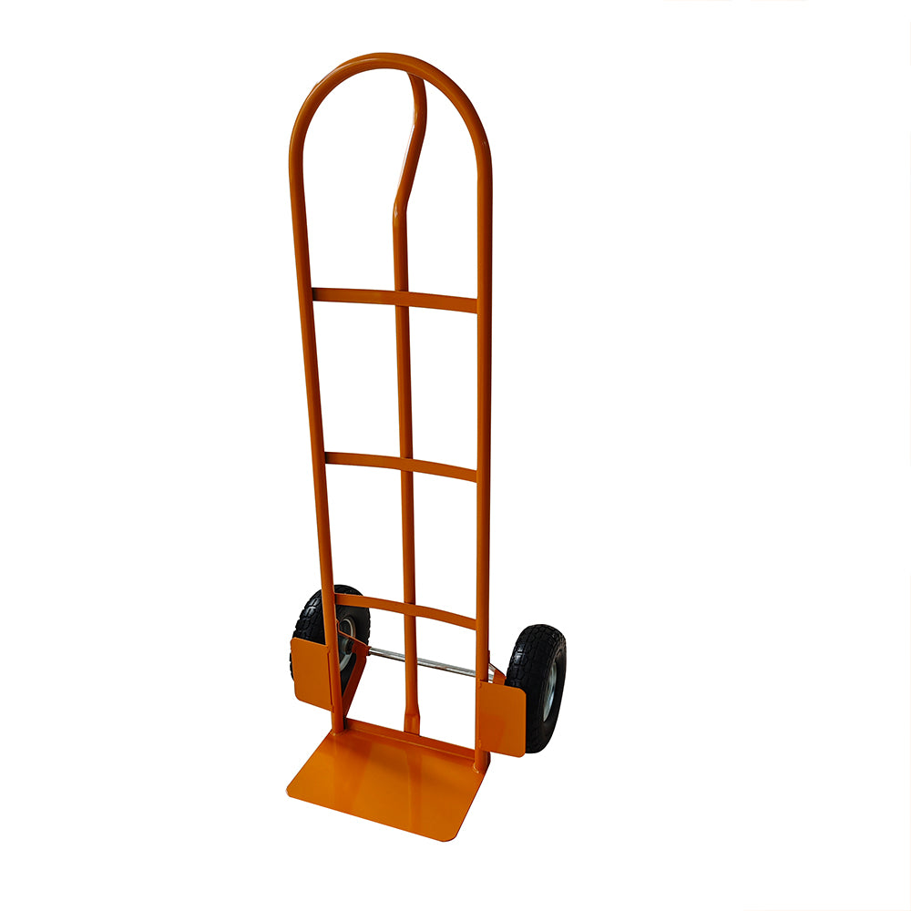 Heavy Duty Sack Truck – Industrial Hand Trolley, P Handle, Solid Tyres 650lb image 4