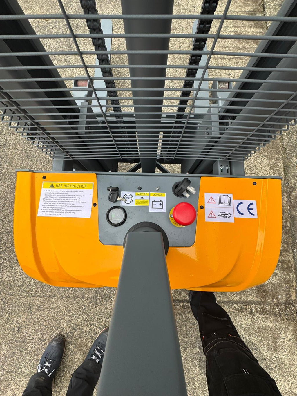 Electric Pallet Stacker 1500kg Lift Capacity 3m Lift Height image 12