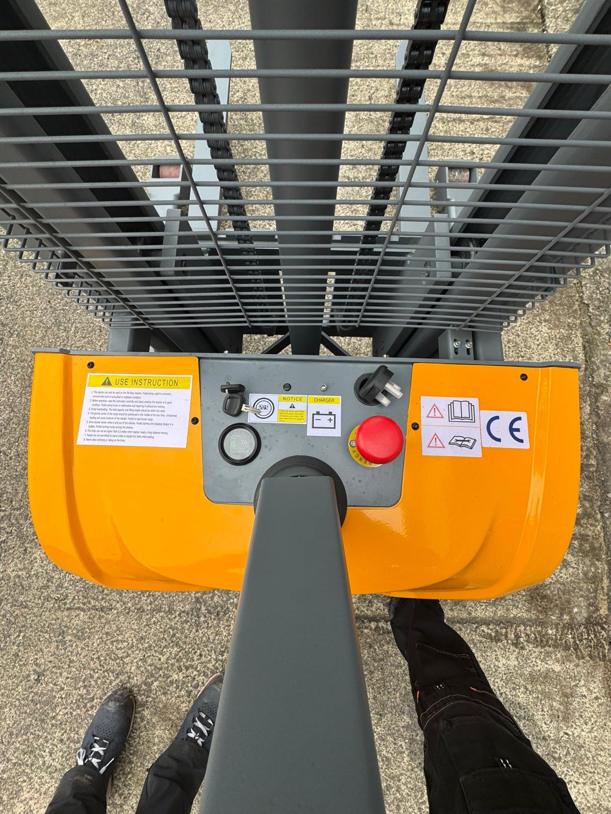 Electric Pallet Stacker 1500kg Lift Capacity 3m Lift Height image 12