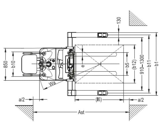 Electric Ride On Pallet Stacker 1500kg Lift Capacity 4.5m Lift Height image 24