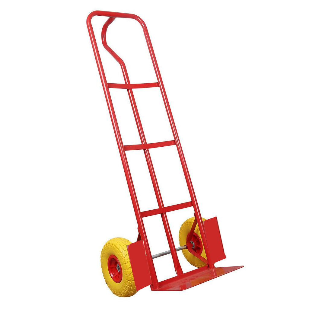 Hard Wheel Sack Truck – 600lb Heavy Duty Hand Trolley with Yellow Tyres image 0