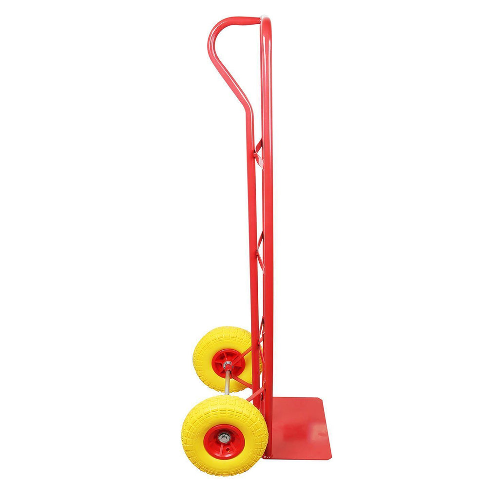 Hard Wheel Sack Truck – 600lb Heavy Duty Hand Trolley with Yellow Tyres image 2