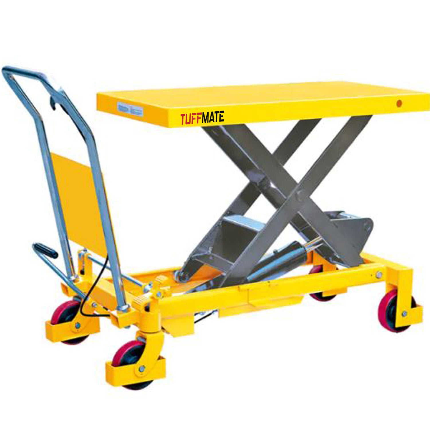 Lift Table 1000kg Hydraulic Mobile Workshop Scissor Table With Safety Guard