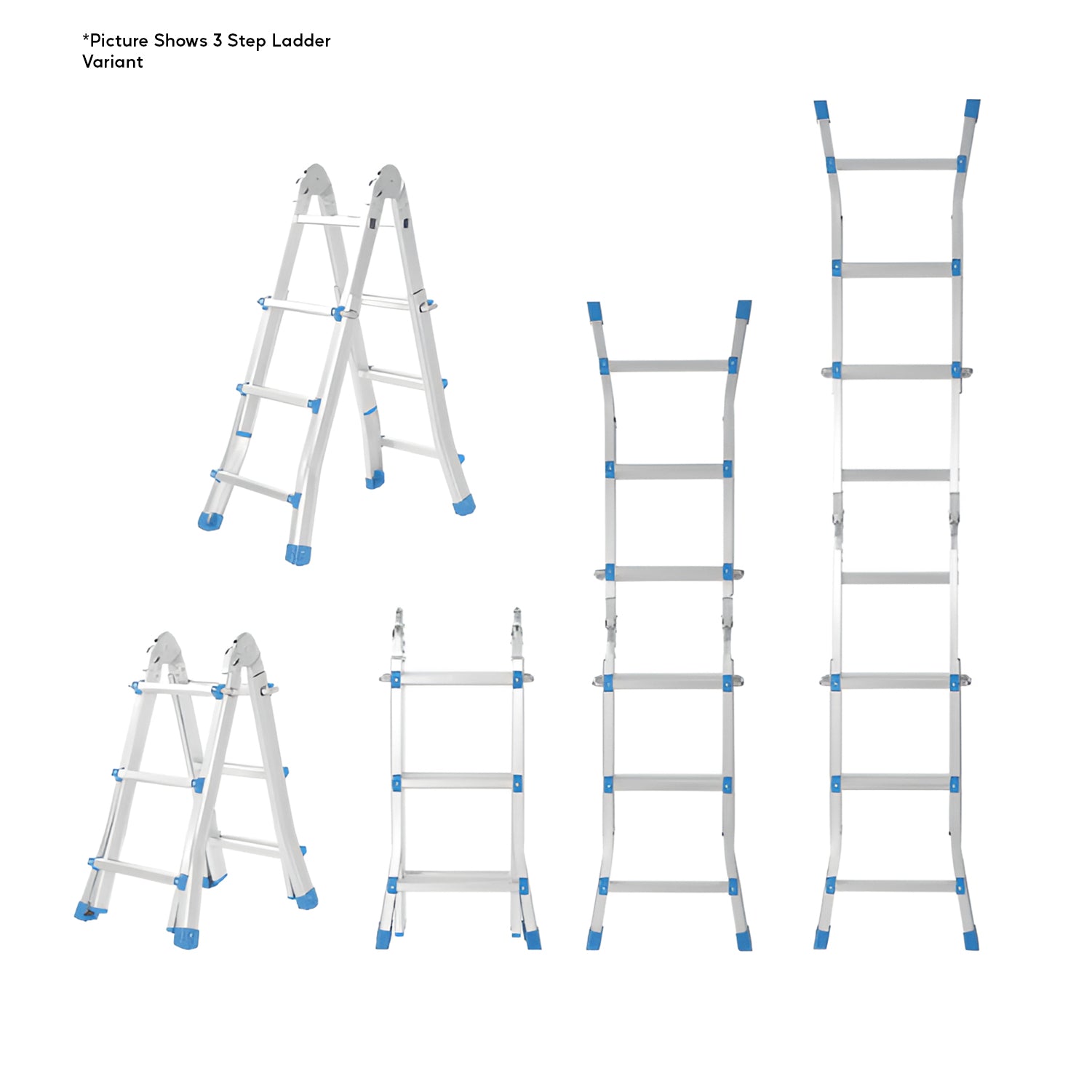 Little Big Ladder 3 Step Telescopic Ladder image 3