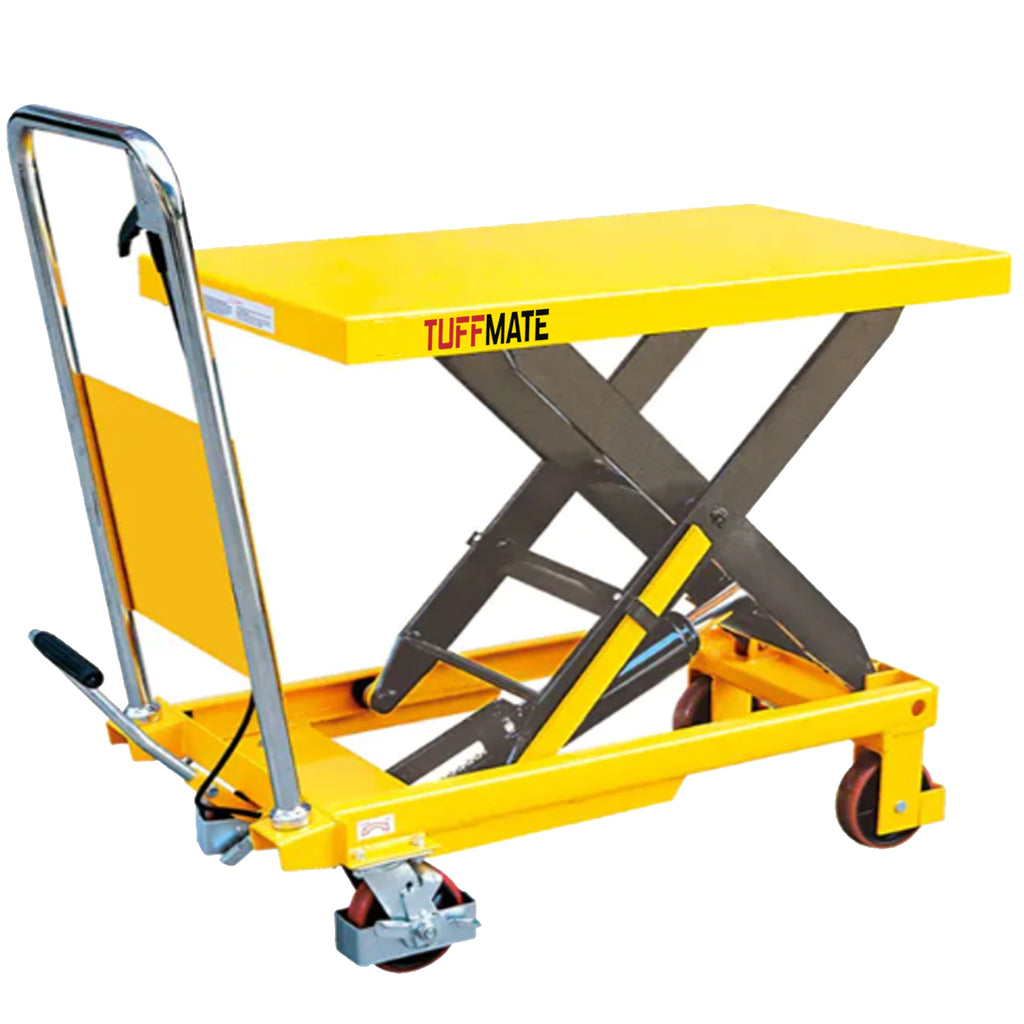 Lift Table 500kg Capacity Hydraulic Workshop Mobile Trolley