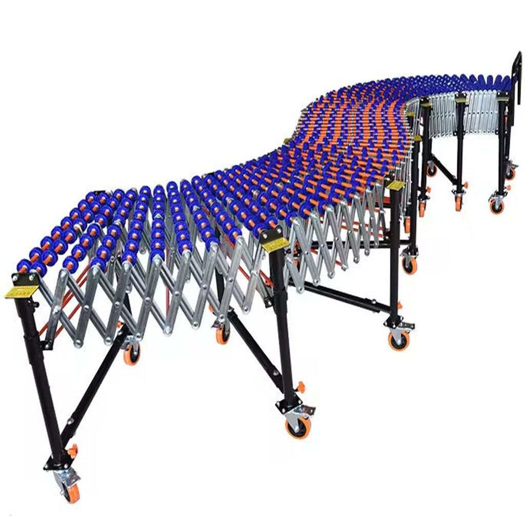 Conveyor Gravity Expandable 7,5m Length - 57-85cm Height - 600m Width