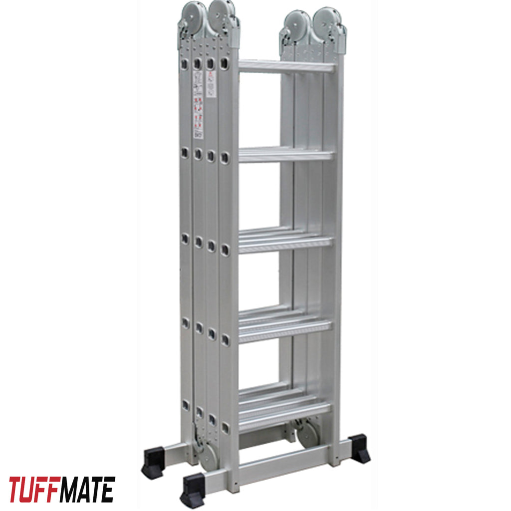 Multi Purpose Aluminium Folding Combination Ladder 5.8m 14 in 1 TUFFMATE