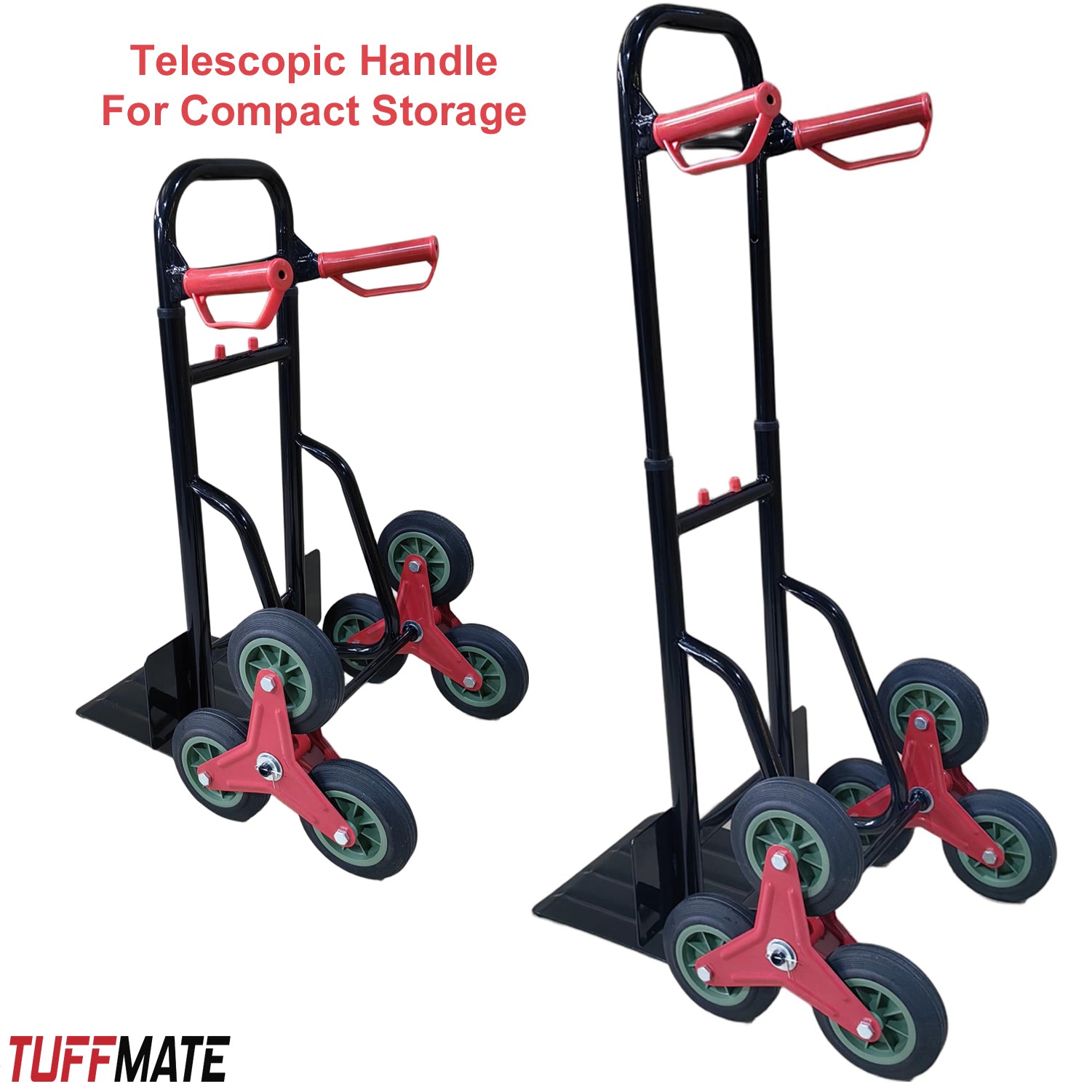 Sack Truck Stair Climber Hand Cart 150kg Capacity Folding and Portable