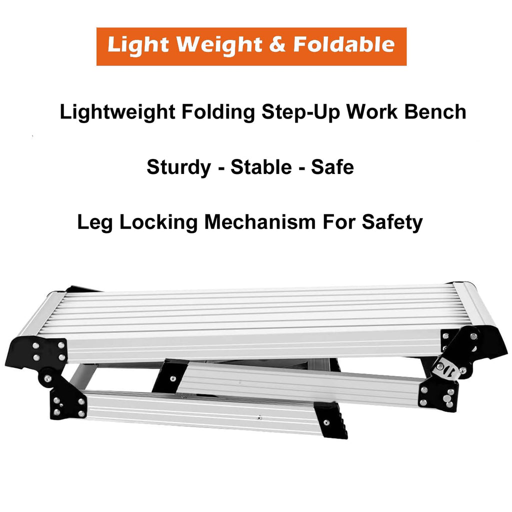 Step Up Ladder Aluminium Platform