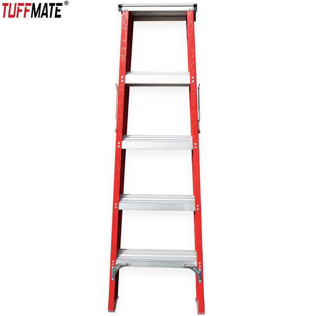Fibreglass Step Ladder 5 Tread 1.5m Electrician