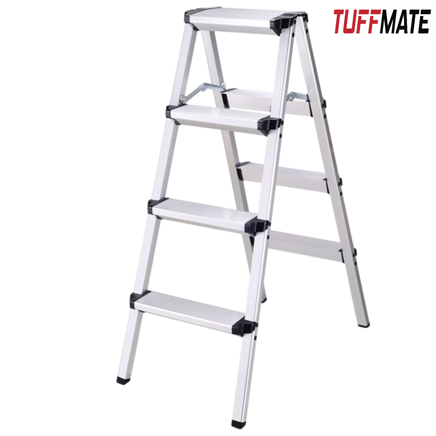 TUFFMATE Heavy Duty Double Sided Aluminium Step Ladder