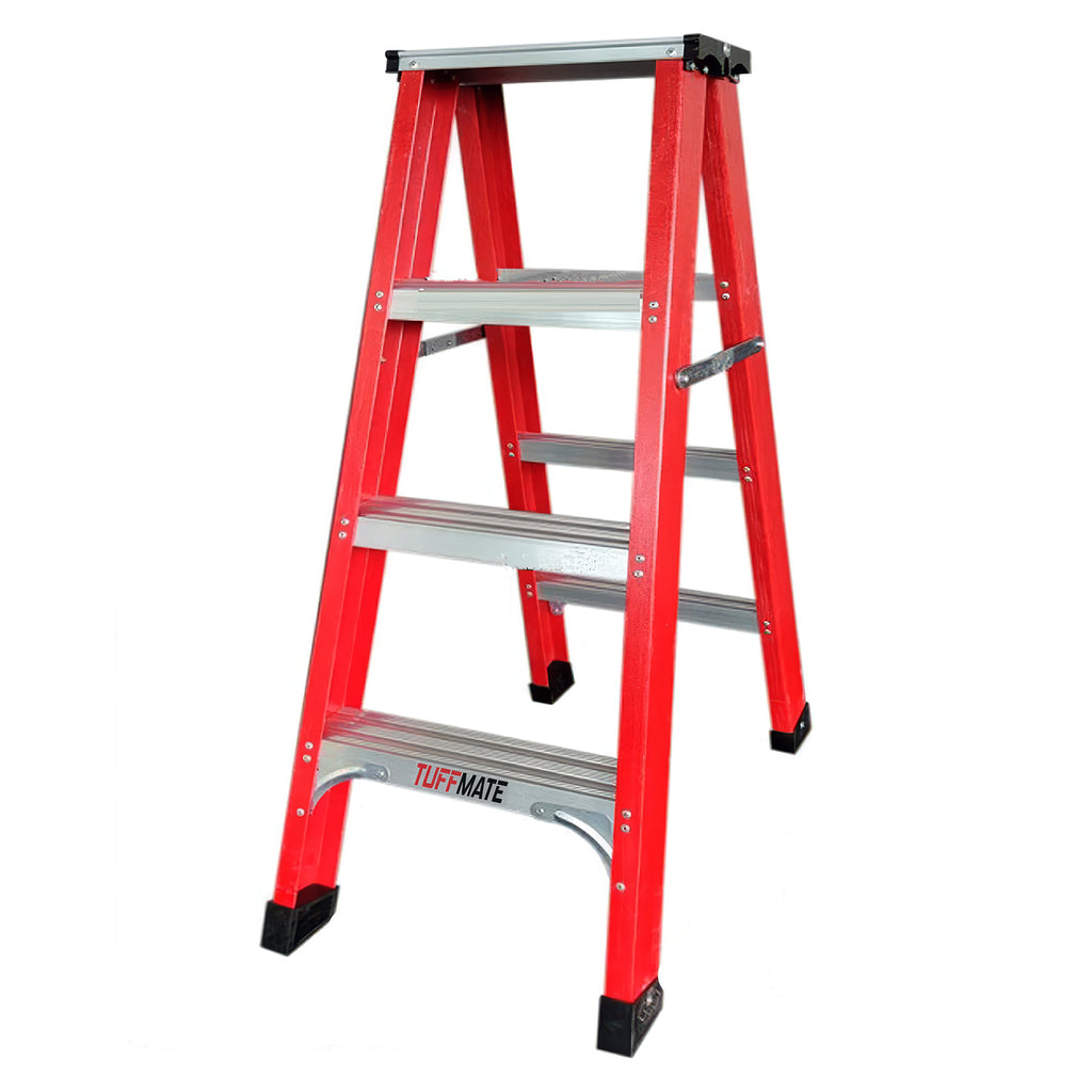 Fibreglass Step Ladder 4 Tread 1.2m Electricians