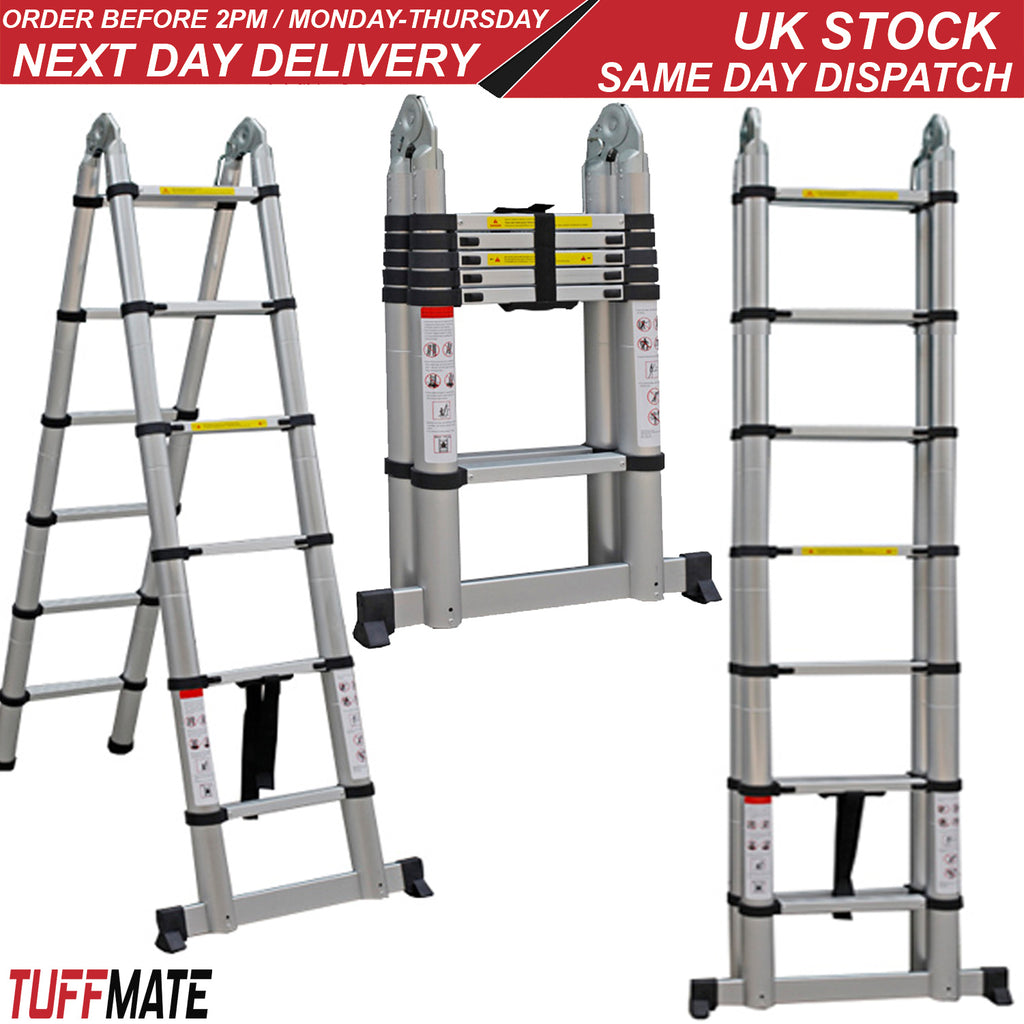 Telescopic Ladder 4.4m Double Sided Combination Multi-Purpose