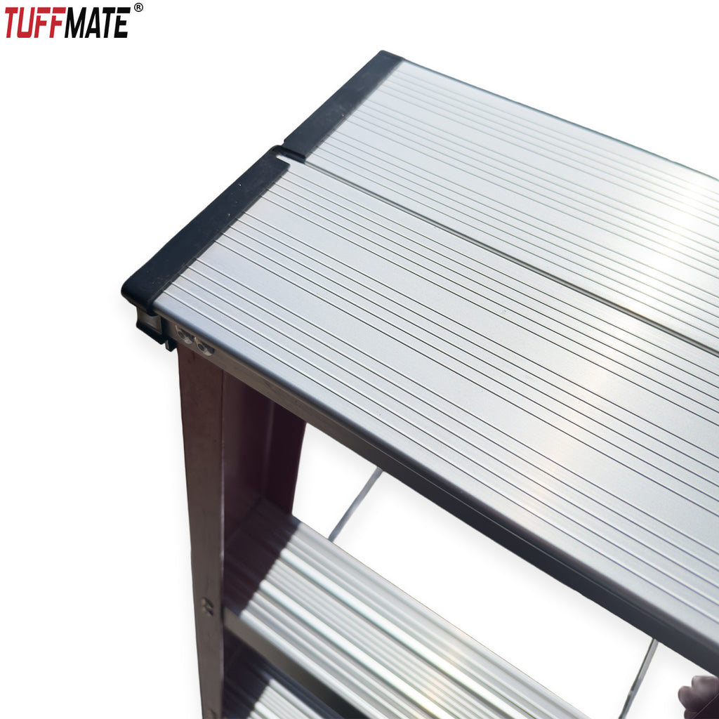Fibreglass Step Ladder 7 Step 2m Open Height Electrician Non Conductive