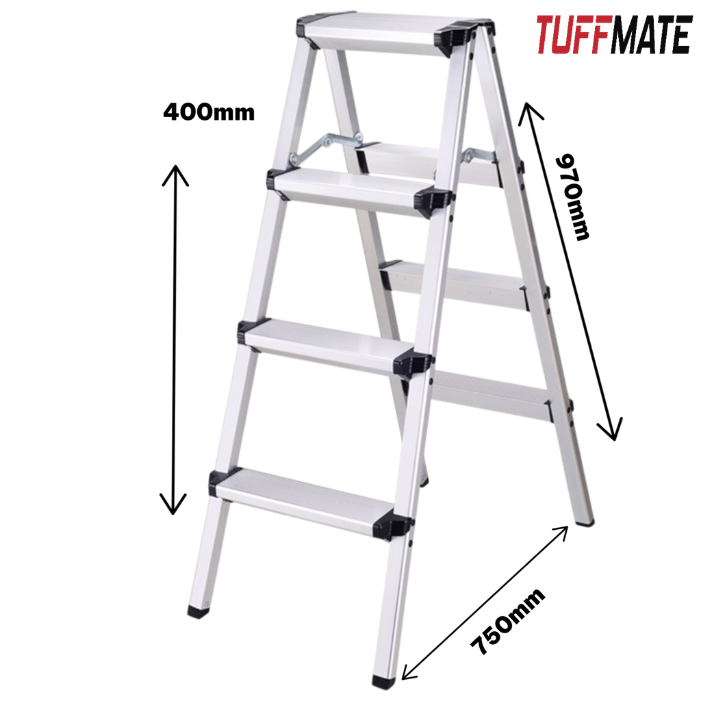 Double Sided Aluminium Ladder – Lightweight, Folding, and Versatile