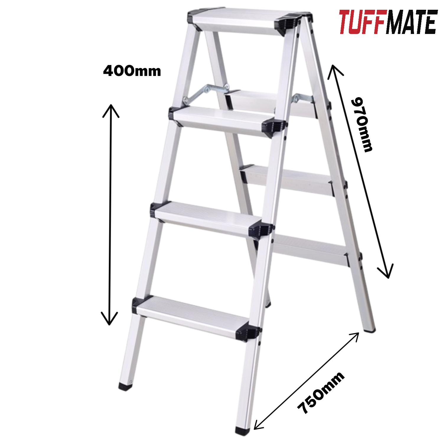 Double Sided Aluminium Ladder – Lightweight, Folding, and Versatile