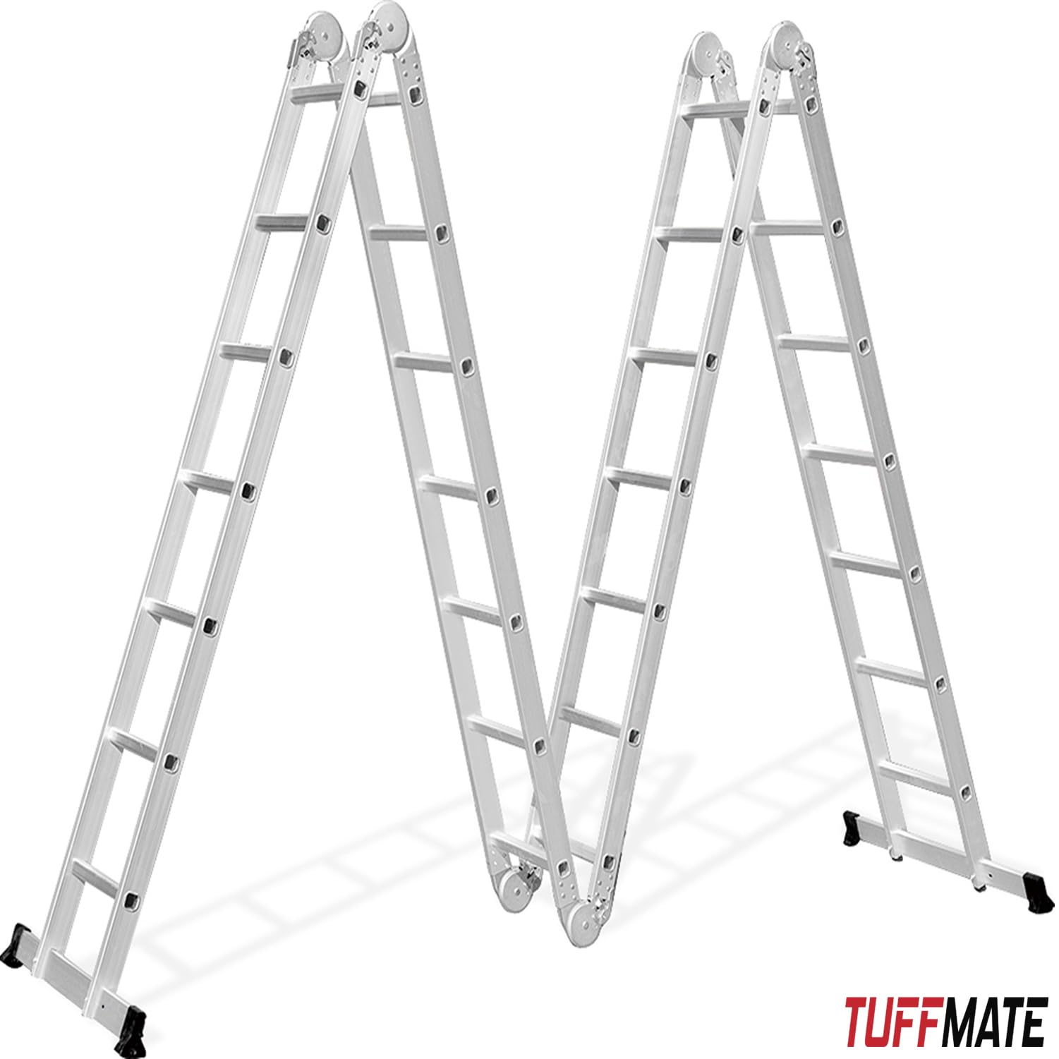 TUFFMATE 12-in-1 Multi-Purpose Aluminium Folding Ladder