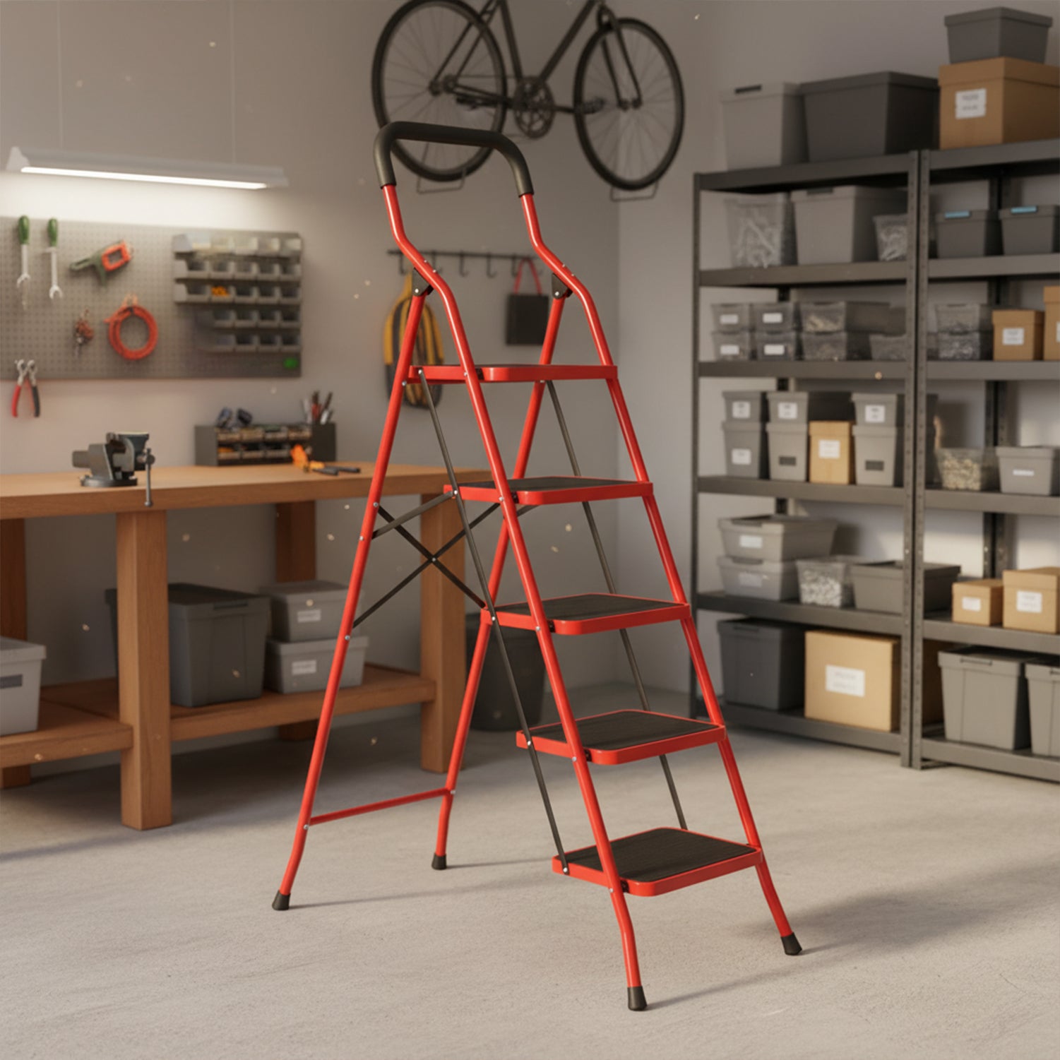 5 Step Ladder With Handle TUFFMATE