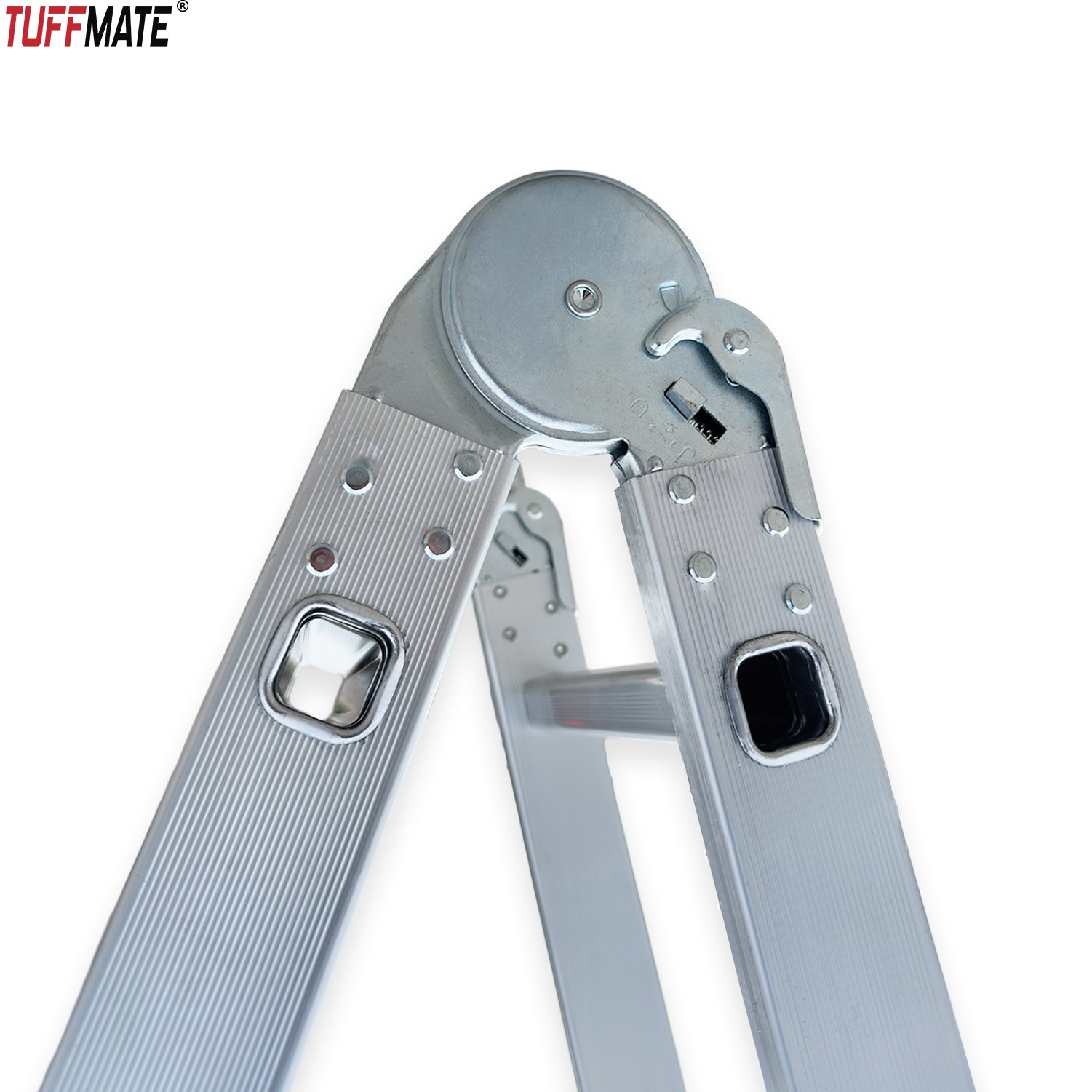 Aluminium Ladder 12 in 1 Multi Purpose 8 Rungs x 4 - 4.4m Max Height TUFFMATE