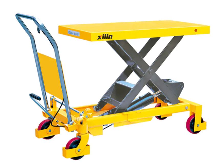 Lift Table 1000kg Hydraulic Mobile Workshop Scissor Table With Safety Guard
